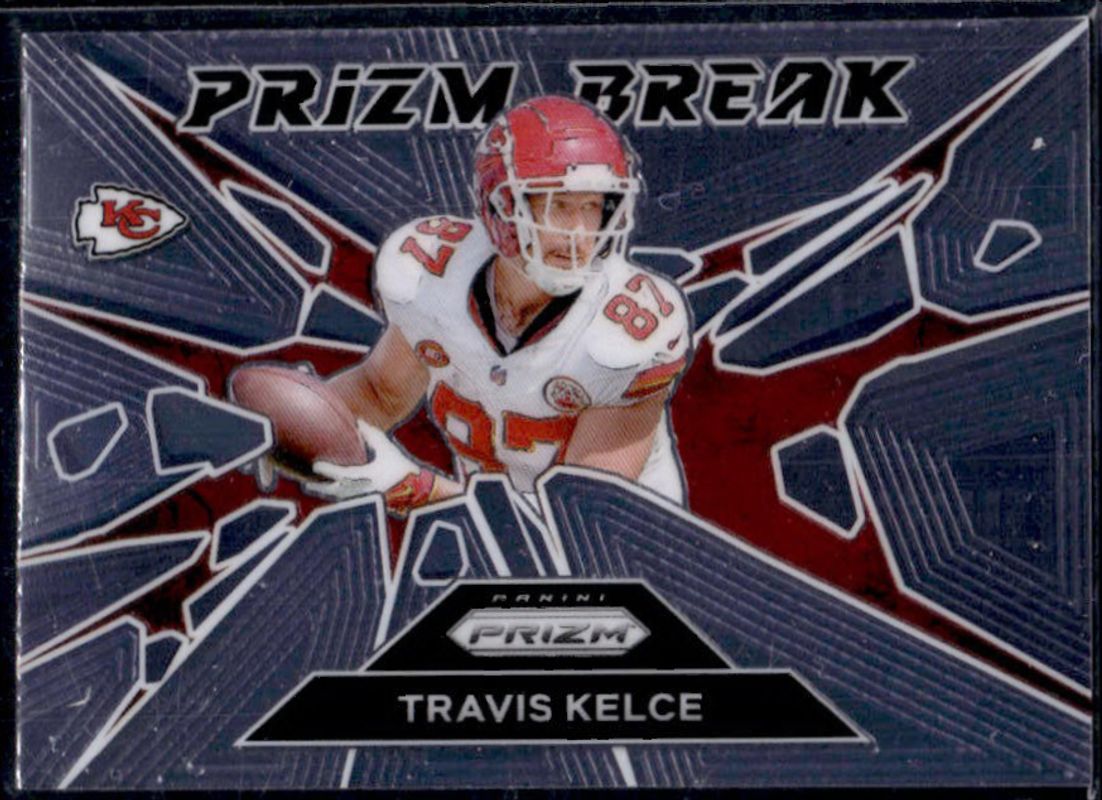 Travis Kelce 2024 Prizm #1 Prizm Break RAW