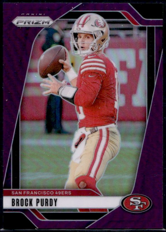Brock Purdy 2024 Prizm #249 Purple /125 RAW