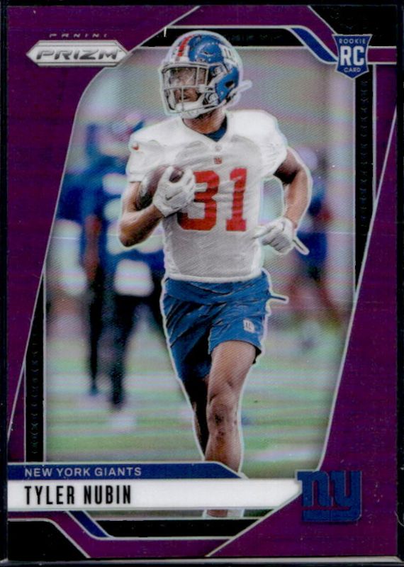 Tyler Nubin 2024 Prizm #395 Purple /125 Rookie RAW