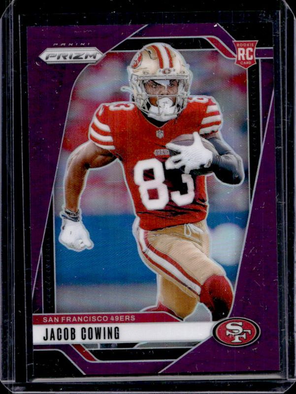 Jacob Cowing 2024 Prizm #335 Purple /125 Rookie RAW