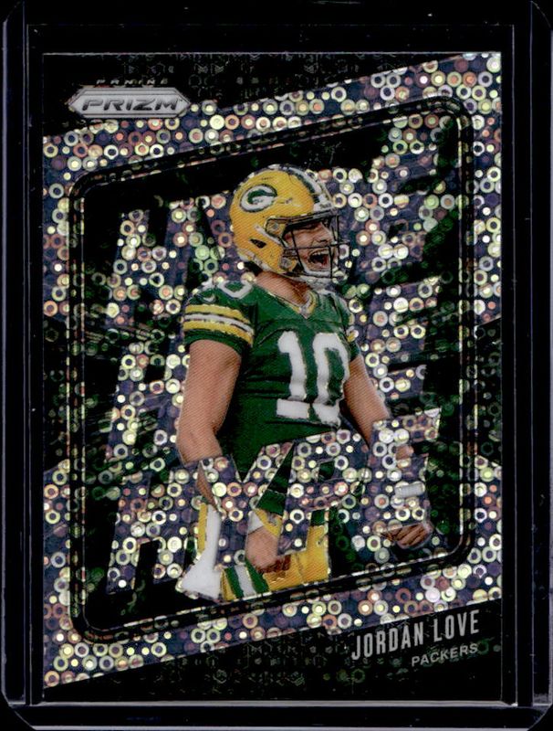 Jordan Love 2024 Prizm #2 Hype - No Huddle RAW