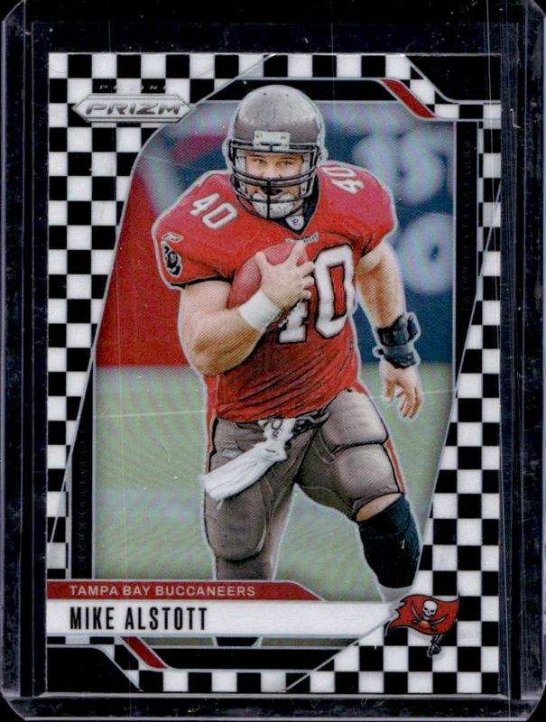 Mike Alstott 2024 Prizm #275 Black & White Checker /(SSP) RAW
