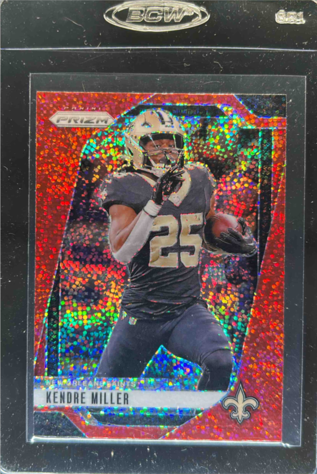 Kendre Miller 2024 Prizm #205 Red Sparkle /(SSP) Price Guide