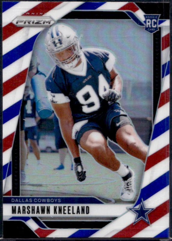 Marshawn Kneeland 2024 Prizm #373 Red White Blue Rookie RAW