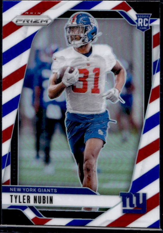 Tyler Nubin 2024 Prizm #395 Red White Blue Rookie RAW