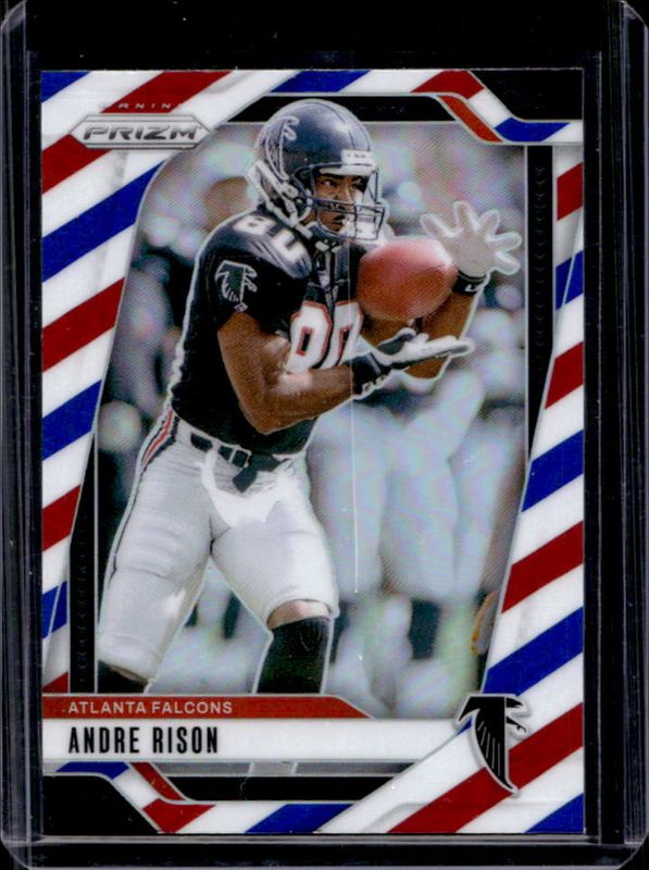 Andre Rison 2024 Prizm #16 Red White Blue RAW