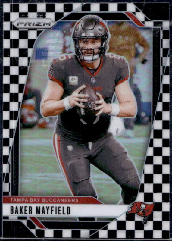 Baker Mayfield 2024 Prizm #268 Black & White Checker /(SSP) RAW