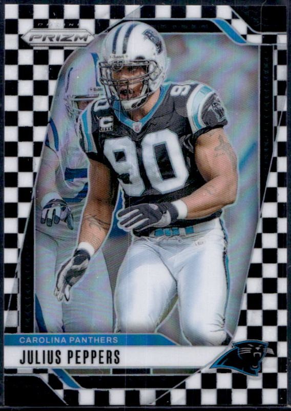 Julius Peppers 2024 Prizm #43 Black & White Checker /(SSP) RAW