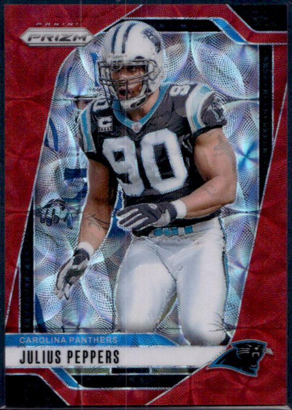 Julius Peppers 2024 Prizm #43 Choice Red /20 RAW