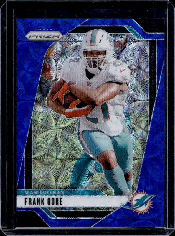 Frank Gore 2024 Prizm #184 Choice Blue /14 RAW