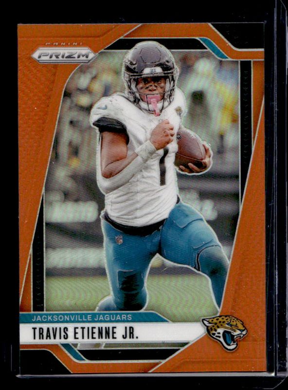 Travis Etienne Jr. 2024 Prizm #130 Orange /249 RAW