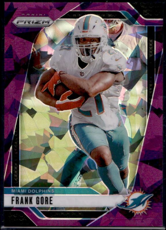 Frank Gore 2024 Prizm #184 Purple Ice /225 RAW