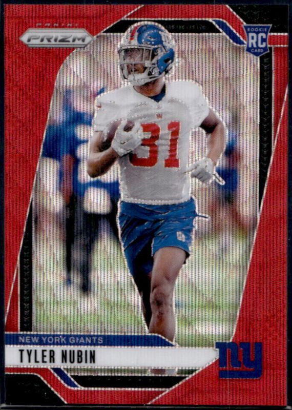 Tyler Nubin 2024 Prizm #395 Red Wave /149 Rookie RAW