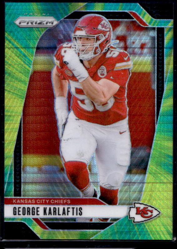 George Karlaftis 2024 Prizm #142 Hyper /180 RAW