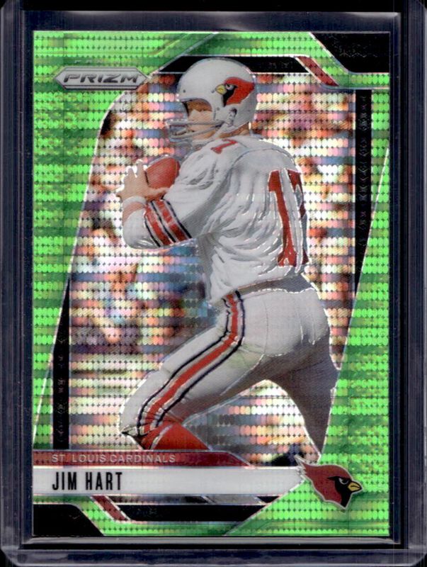 Jim Hart 2024 Prizm #9 Neon Green Pulsar RAW