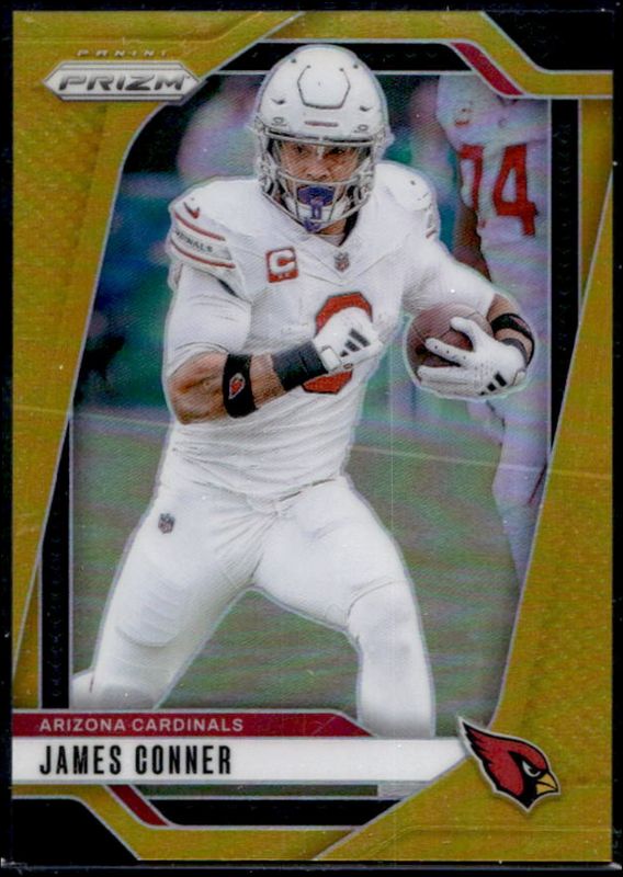 James Conner 2024 Prizm #2 Gold /10 RAW