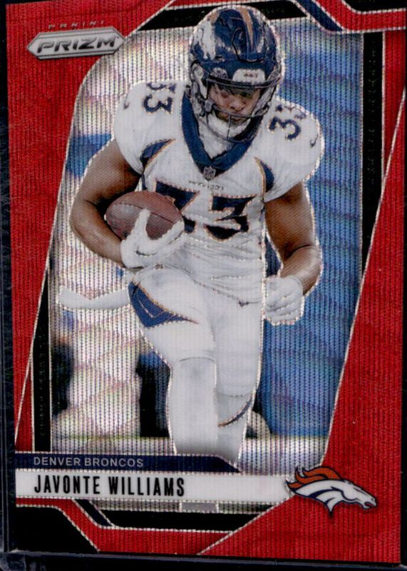Javonte Williams 2024 Prizm #84 Red Wave /149 Price Guide - Sports