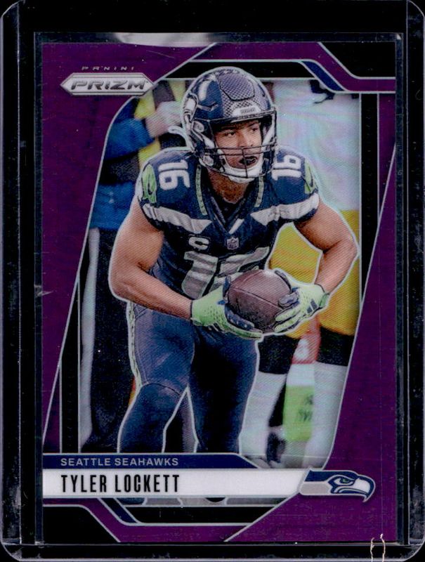 Tyler Lockett 2024 Prizm #262 Purple /125 RAW