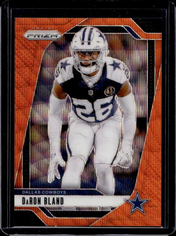 DaRon Bland 2024 Prizm #78 Orange Wave /60 RAW