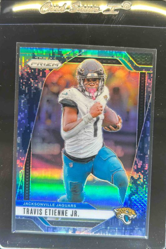 Travis Etienne Jr. 2024 Prizm #130 Navy Camo /25 RAW