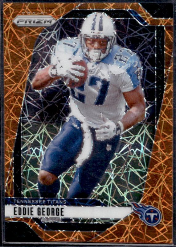 Eddie George 2024 Prizm #285 Lazer RAW