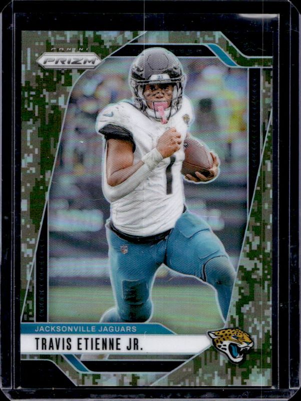 Travis Etienne Jr. 2024 Prizm #130 Forest Camo /15 RAW