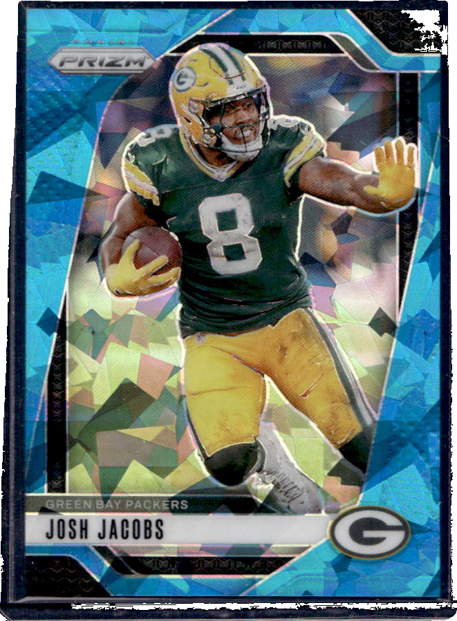 Josh Jacobs 2024 Prizm #102 Blue Ice /99 Price Guide - Sports Card
