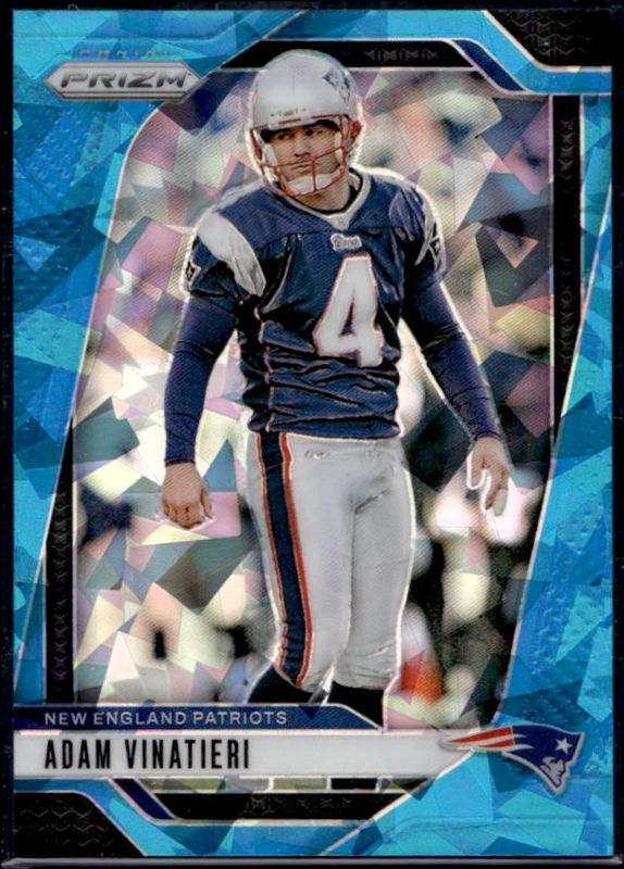 Adam Vinatieri 2024 Prizm #199 Blue Ice /99 RAW