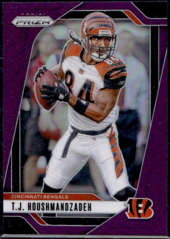 TJ Houshmandzadeh 2024 Prizm #63 Purple /125 RAW