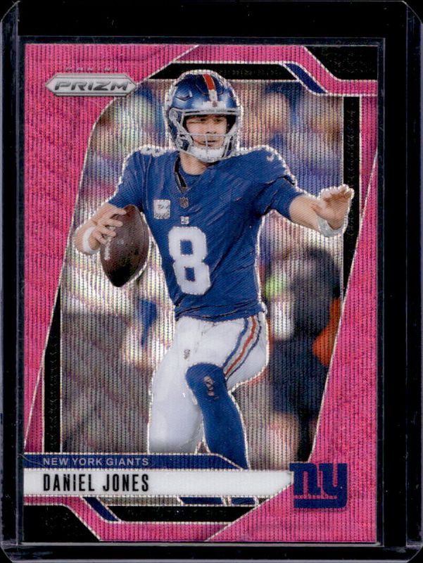 Daniel Jones 2024 Prizm #212 Pink Wave RAW
