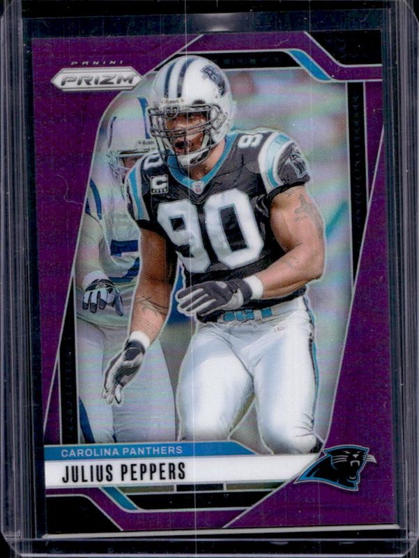Julius Peppers 2024 Prizm #43 Purple /125 RAW
