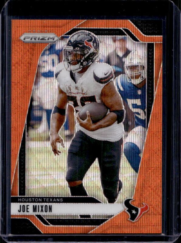 Joe Mixon 2024 Prizm #112 Orange Wave /60 RAW