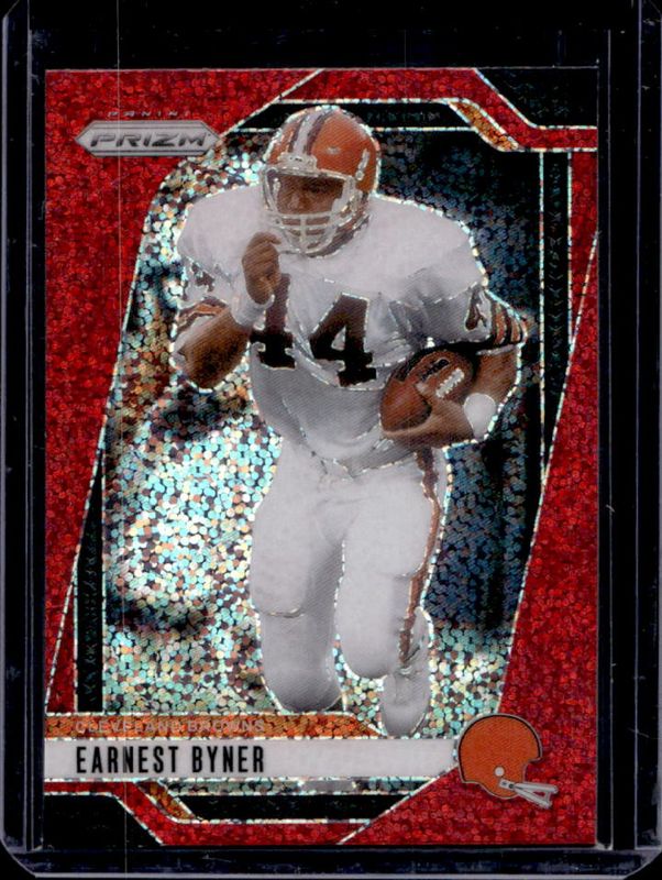 Earnest Byner 2024 Prizm #70 Red Sparkle /(SSP) RAW