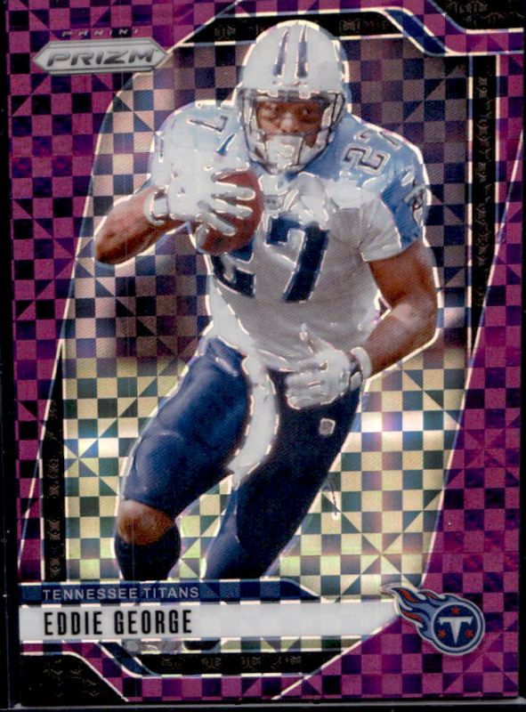 Eddie George 2024 Prizm #285 Purple Power /49 RAW