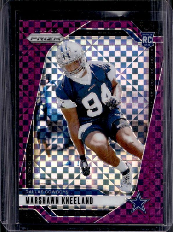 Marshawn Kneeland 2024 Prizm #373 Purple Power /49 Rookie RAW