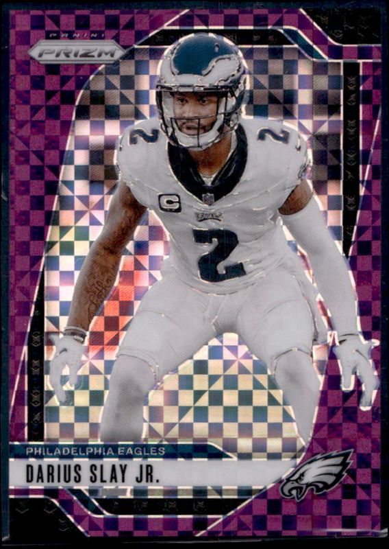 Darius Slay 2024 Prizm #235 Purple Power /49 RAW