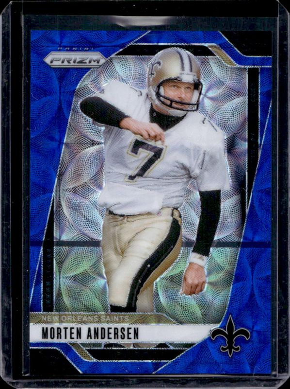 Morten Andersen 2024 Prizm #211 Choice Blue /14 RAW