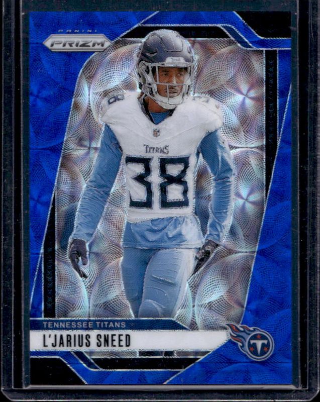 L'Jarius Sneed 2024 Prizm #283 Choice Blue /14 RAW