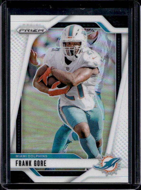 Frank Gore 2024 Prizm #184 White /35 RAW