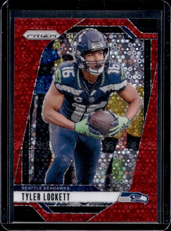 Tyler Lockett 2024 Prizm #262 No Huddle Red /75 RAW