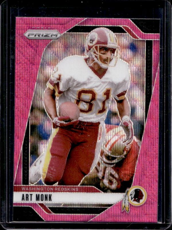 Art Monk 2024 Prizm #294 Pink Wave RAW
