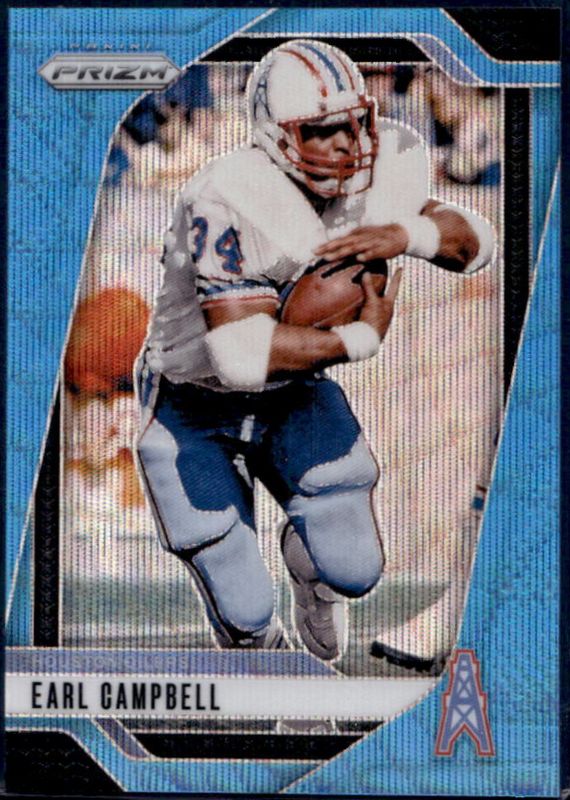 Earl Campbell 2024 Prizm #297 Blue Wave /230 RAW