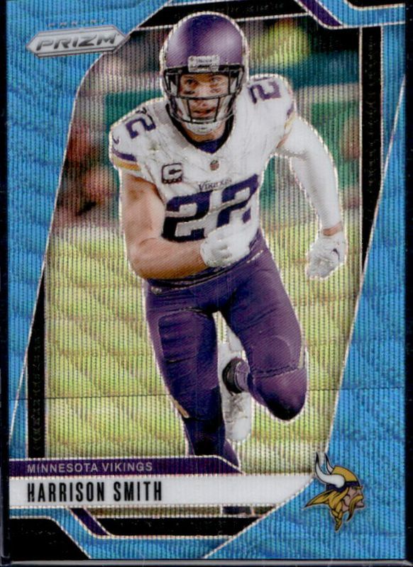 Harrison Smith 2024 Prizm #190 Blue Wave /230 RAW