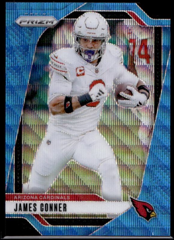 James Conner 2024 Prizm #2 Blue Wave /230 RAW