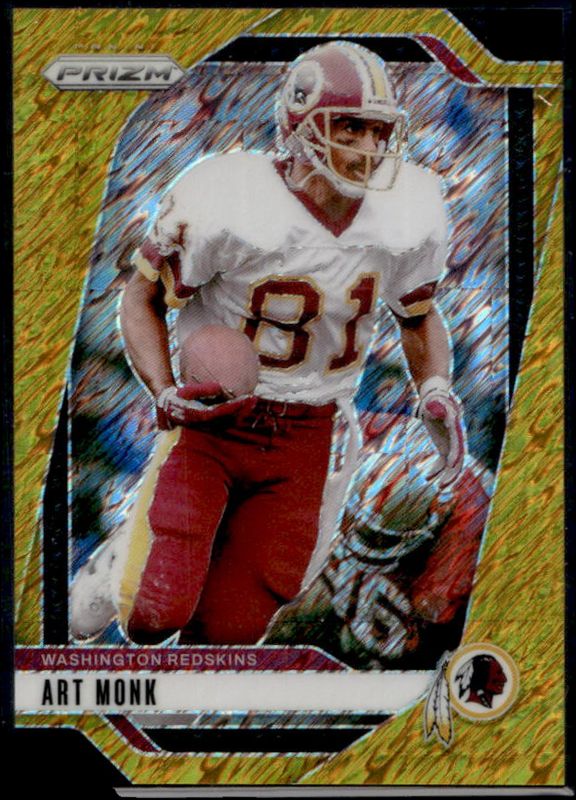 Art Monk 2024 Prizm #294 Gold Shimmer /10 RAW