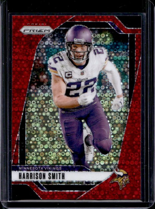 Harrison Smith 2024 Prizm #190 No Huddle Red /75 RAW