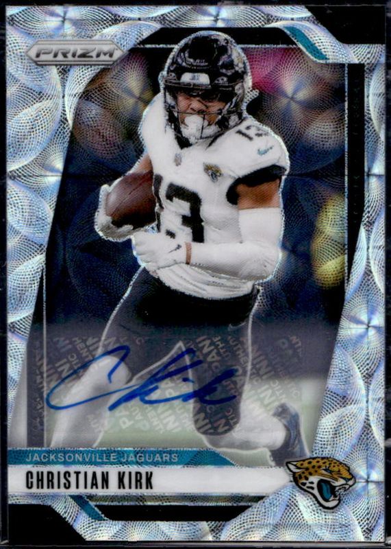 Christian Kirk 2024 Prizm #131 Base Autographs - Choice /100 RAW