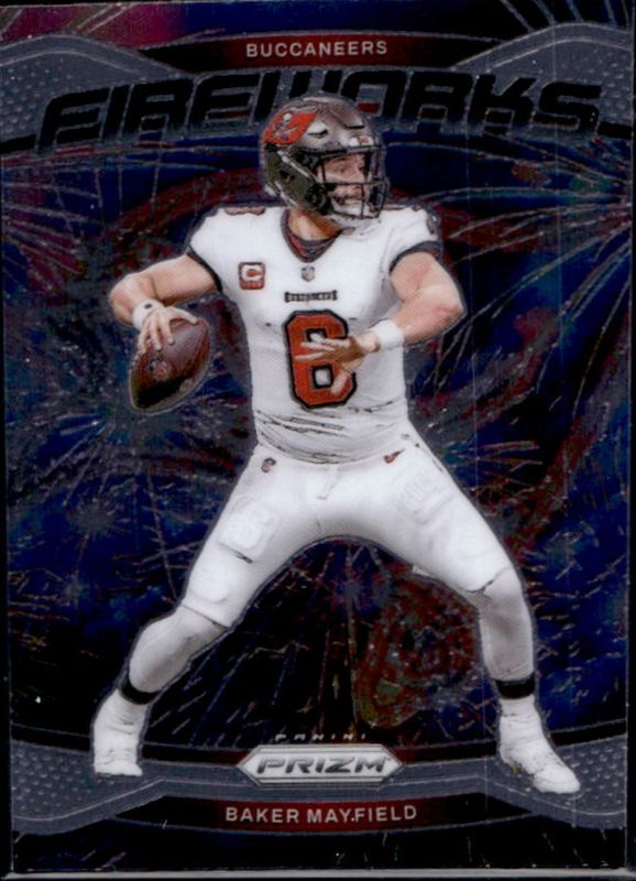 Baker Mayfield 2024 Prizm #6 Fireworks RAW