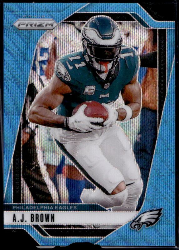 AJ Brown 2024 Prizm #233 Blue Wave /230 RAW