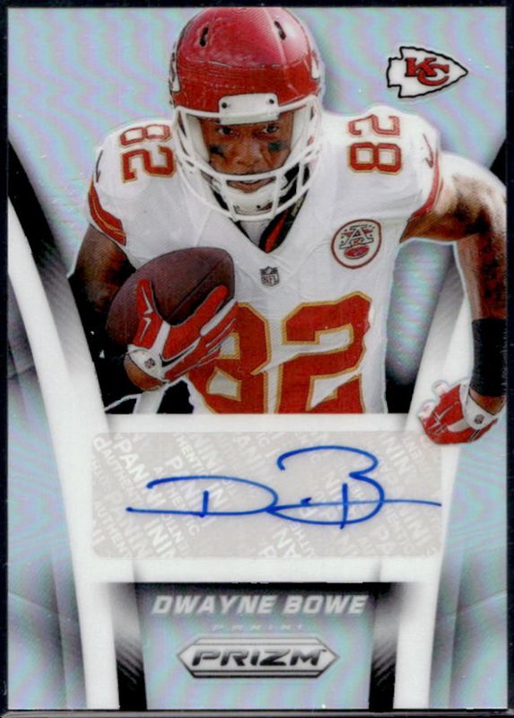 Dwayne Bowe 2024 Prizm #FBA-DBE Flashback Autographs /149 RAW